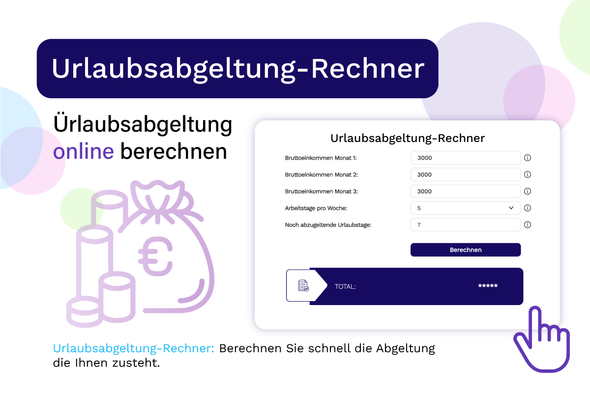 Urlaubsabgeltung-Rechner Urlaubsabgeltung online berechnen