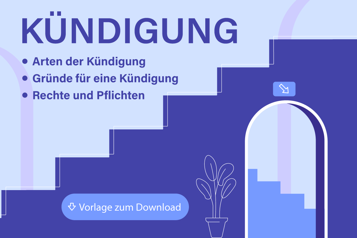 Kündigung Gründe, Rechte und Pflichten - Vorlage für Arbeitnehmer und Arbeitgeber