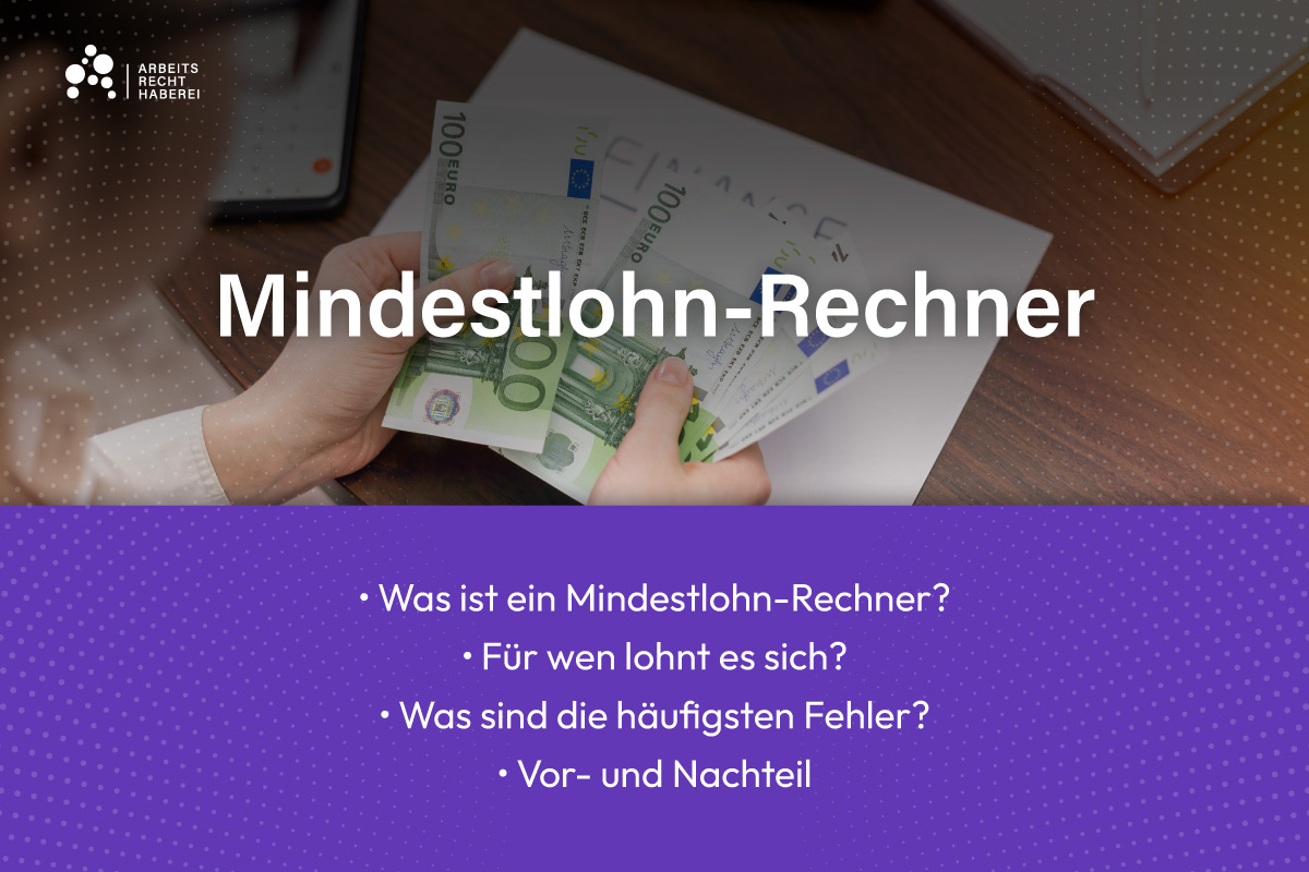 Mindestlohn-Rechner: Jetzt online berechnen